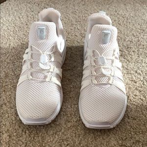 White Nike Shox Knit